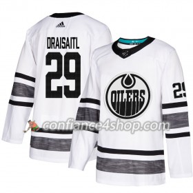 Adidas Maillot de Hockey Edmonton Oilers Leon Draisaitl 29 2019 All-Star Blanc Authentic - Homme
